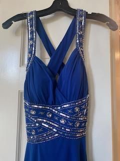 Adrianna Papell Blue Size 4 50 Off Cocktail Dress on Queenly