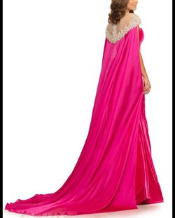 Johnathan Kayne Pink Size 4 Velvet Military Straight Dress on Queenly