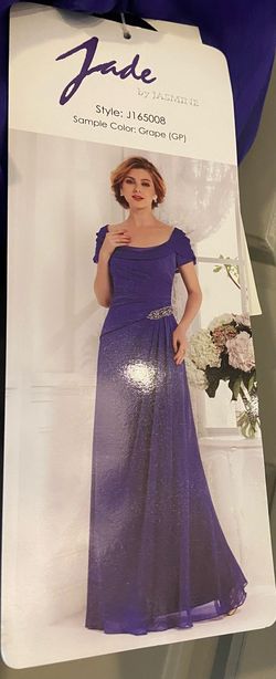 Jade by Jasmine Purple Size 14 50 Off Floor Length A-line Dress on Queenly