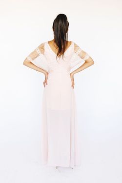 Style D16861 Soieblu Pink Size 6 Sequined Side slit Dress on Queenly