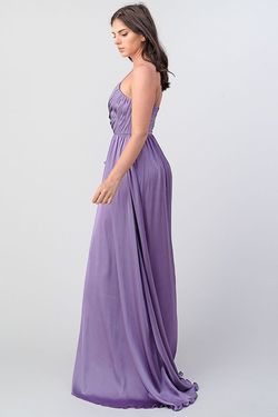 Style NATALIE 1704 Minuet Purple Size 10 Tall Height Side slit Dress on Queenly