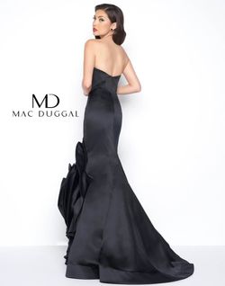 Style 85513 Mac Duggal Black Size 8 Tall Height Pageant Floor Length Mermaid Dress on Queenly