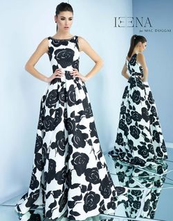 Style 8821 Mac Duggal Black Size 4 Floor Length Tall Height A-line Dress on Queenly