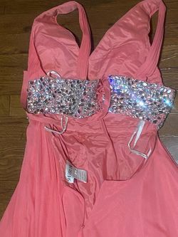 Sherri Hill Pink Size 12 Belt Plus Size $300 Floor Length Ball gown on Queenly