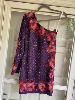 Mac Duggal Purple Size 4 Midi Floor Length Cocktail Dress on Queenly