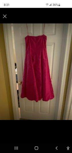 ABS Allen Schwartz  Pink Size 4 Appearance Ball gown on Queenly