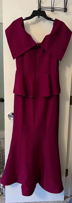 Alexander by Daymor Red Size 8 Floor Length Military Mermaid Dress on Queenly