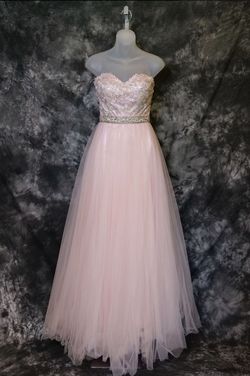 Pink Size 6 Train Dress on Queenly