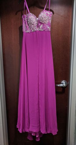 Style 14231 Jolene Purple Size 10 14231 A-line Dress on Queenly