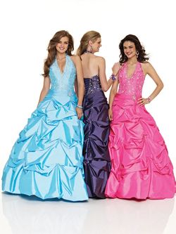 Style 8428 MoriLee Pink Size 10 Barbiecore Sequined Black Tie Floor Length Ball gown on Queenly