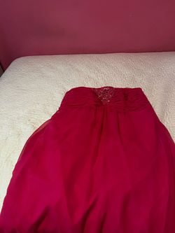 Mari lee by Madeline Gardner Pink Size 26 Jewelled Floor Length Black Tie Medium Height Straight Dress on Queenly