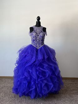 MoriLee Purple Size 2 Quinceanera Black Tie Morí Lee Ball gown on Queenly