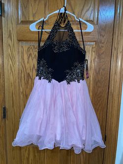 Blonde Pink Size 0 Floor Length Homecoming Midi Cocktail Dress on Queenly