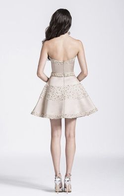 Ashley Lauren Nude Size 2 Homecoming Cocktail Dress on Queenly