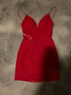 Sherri Hill Red Size 2 Graduation $300 50 Off Sorority Formal Euphoria Cocktail Dress on Queenly