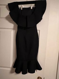 Lulus Black Size 0 Prom Midi Cocktail Dress on Queenly