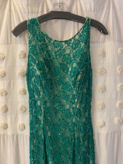 Green Size 12 A-line Dress on Queenly