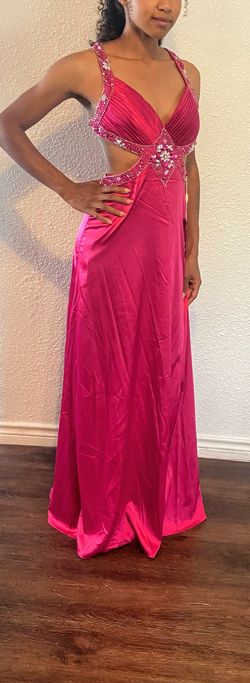 Dancing Queen Pink Size 10 Floor Length A-line Dress on Queenly
