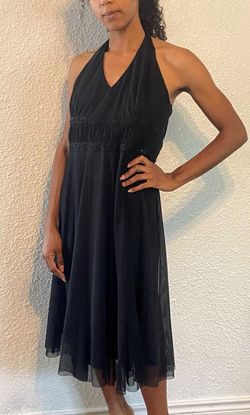 Julian Taylor Black Size 14 Midi Cocktail Dress on Queenly