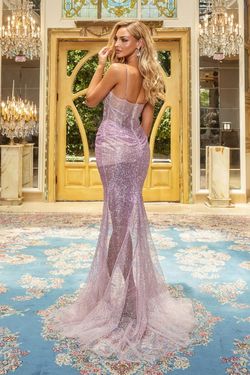 Style PS22962 Portia and Scarlett Pink Size 6 Prom Jewelled Side slit Dress on Queenly