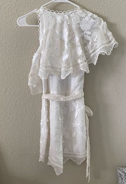 Zimmermann White Size 4 Midi Bridal Shower Cocktail Dress on Queenly