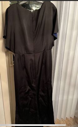 J.s collection Black Size 10 Floor Length A-line Dress on Queenly