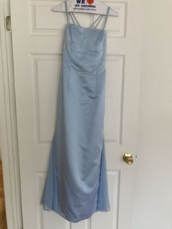 Dave and Johnny Blue Size 2 Wedding Guest Straight Dress on Queenly