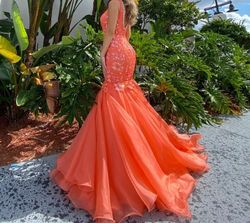 Johnathan Kayne Orange Size 6 70 Off Black Tie Military Mermaid Dress on Queenly
