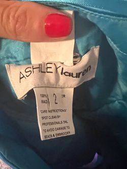 Ashley Lauren Blue Size 2 Midi Cocktail Dress on Queenly
