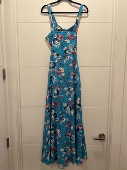Zara Multicolor Size 6 Print Straight Dress on Queenly