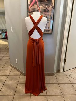 Orange Size 10 Straight Dress on Queenly