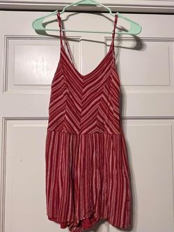 Red Size 00 Jumpsuit Dress on Queenly