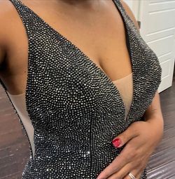Sherri Hill Black Size 12 Euphoria Mini Cocktail Dress on Queenly