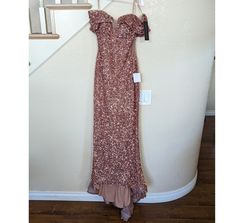 Cinderella Divine Light Pink Size 8 Prom Homecoming Rose Gold Mermaid Dress on Queenly
