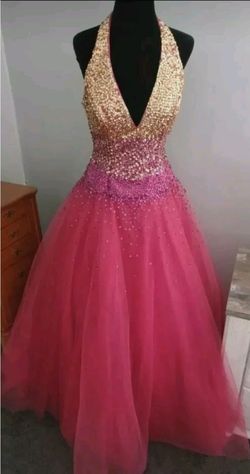 Multicolor Size 10 Ball gown on Queenly
