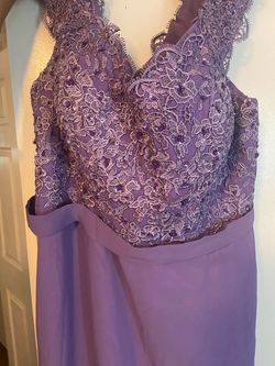 Purple Size 20 Mermaid Dress on Queenly