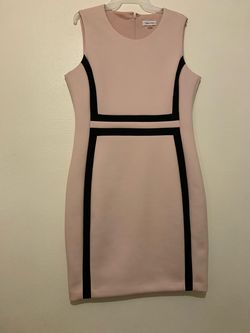 Calvin Klein Nude Size 14 Sunday Calvin Cocktail Dress on Queenly
