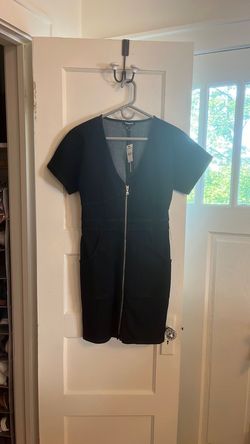 Express Blue Size 4 Military Straight Dress on Queenly
