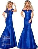 Envious Couture Royal Blue Size 8 Military Pageant Mermaid Dress on Queenly