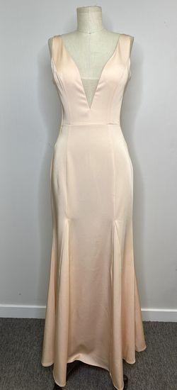 Style M17506 Soieblu Light Pink Size 10 Prom Straight Dress on Queenly