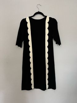 Ann Taylor Black Size 0 Jersey Midi Interview Cocktail Dress on Queenly