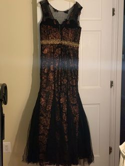 Jovani Multicolor Size 14 Floor Length Mermaid Dress on Queenly