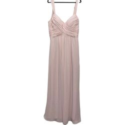 MoriLee Light Pink Size 16 Wedding Guest Floor Length Straight Dress on Queenly