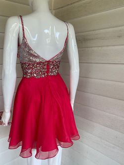 Mac Duggal Pink Size 0 Homecoming Jewelled Cocktail Dress on Queenly