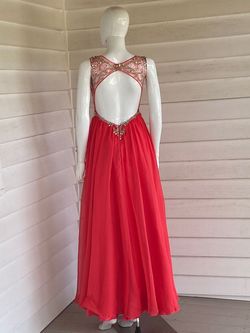 Nina Canacci Pink Size 2 Military Coral Straight Dress on Queenly