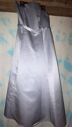 Michael Angelo Silver Size 4 Ball gown on Queenly