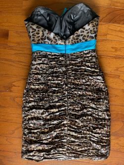 Hannah S Multicolor Size 2 Midi Strapless Free Shipping Cocktail Dress on Queenly