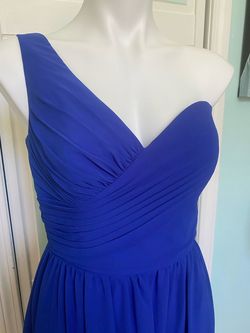 Alfred Angelo Blue Size 10 Tulle Cocktail Dress on Queenly