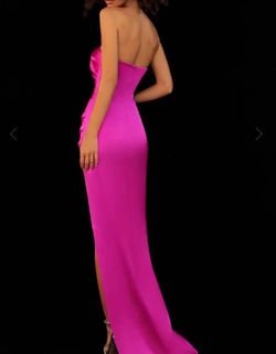 Tarik Ediz Pink Size 0 Prom Side slit Dress on Queenly