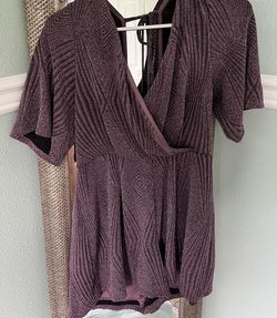 Style -1 Purple Size 8 Jumpsuit Dress on Queenly